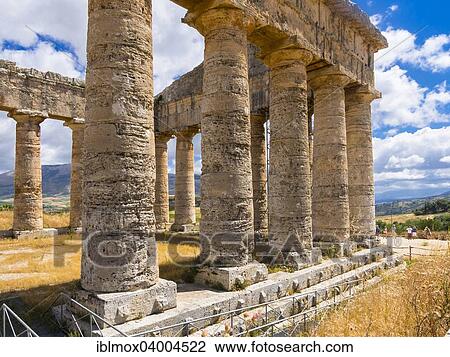 "Columns of the Doric temple of the Elymians of Segesta, Calatafimi, Province of Trapani, Sicily, Italy, Europe" View Large Photo Image Stock Image - "Columns of the Doric temple of the Elymians of Segesta, Calatafimi, Province of Trapani, Sicily, Italy, Europe". Fotosearch