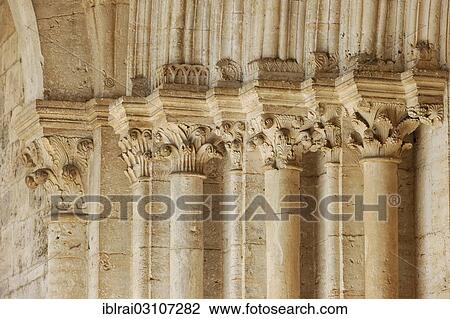 "Columns with capitals on the arch of the main portal, vestibule of the Abbey Church of the Benedictine Abbey of Casamari, Abbazia di Casamari, Abtei Casamari, Casamari, Lazio, Italy, Europe" View Large Photo Image Stock Image - "Columns with capitals on the arch of the main portal, vestibule of the Abbey Church of the Benedictine Abbey of Casamari, Abbazia di Casamari, Abtei Casamari, Casamari, Lazio, Italy, Europe". Fotosearch