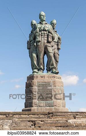 Picture - "Commando Memorial, Spean Bridge, Lochaber, Scotland, United Kingdom, Europe". Fotosearch