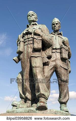 "Commando Memorial, Spean Bridge, Lochaber, Scotland, United Kingdom, Europe" View Large Photo Image Stock Photograph - "Commando Memorial, Spean Bridge, Lochaber, Scotland, United Kingdom, Europe". Fotosearch