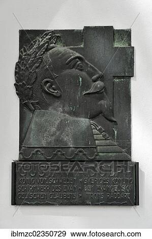 "Commemorative plaque to the Swedish King Gustav Adolf on Greifswald Cathedral, Domstrasse street, Greifswald, Mecklenburg-Western Pomerania, Germany, Europe" View Large Photo Image Stock Photo - "Commemorative plaque to the Swedish King Gustav Adolf on Greifswald Cathedral, Domstrasse street, Greifswald, Mecklenburg-Western Pomerania, Germany, Europe". Fotosearch