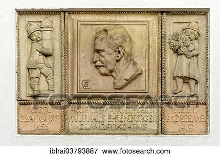 "Commemorative relief for Prof. Emanuel von Seidl on the town hall, Untermarkt, Murnau am Staffelsee, Upper Bavaria, Bavaria, Germany, Europe" View Large Photo Image Stock Photo - "Commemorative relief for Prof. Emanuel von Seidl on the town hall, Untermarkt, Murnau am Staffelsee, Upper Bavaria, Bavaria, Germany, Europe". Fotosearch