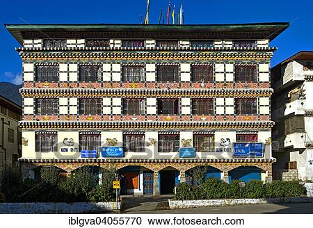 "Commercial building with company nameplates, Thimphu, Bhutan, Asia" View Large Photo Image Stock Image - "Commercial building with company nameplates, Thimphu, Bhutan, Asia". Fotosearch