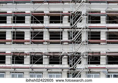 Commercial construction, scaffolded shell with stairs, Bonn, North Rhine-Westphalia, Germany, Europe, PublicGround, Europe View Large Photo Image Stock Photography - Commercial construction, scaffolded shell with stairs, Bonn, North Rhine-Westphalia, Germany, Europe, PublicGround, Europe. Fotosearch