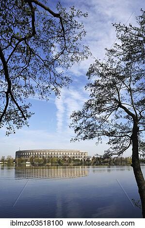 "Complete view of the former unfinished Congress Hall of the NSDAP 1933-1945, Dutzendteich pond at the front, Documentation Centre, Nazi Party Rally Grounds, Nuremberg, Middle Franconia, Bavaria, Germany, Europe" View Large Photo Image Stock Image - "Complete view of the former unfinished Congress Hall of the NSDAP 1933-1945, Dutzendteich pond at the front, Documentation Centre, Nazi Party Rally Grounds, Nuremberg, Middle Franconia, Bavaria, Germany, Europe". Fotosearch