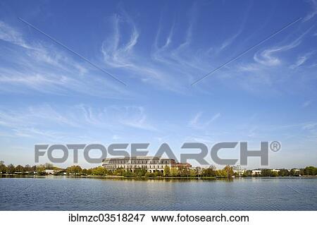 "Complete view of the former unfinished Congress Hall of the NSDAP 1933-1945, Dutzendteich pond at the front, Documentation Centre, Nazi Party Rally Grounds, Nuremberg, Middle Franconia, Bavaria, Germany, Europe" View Large Photo Image Stock Photo - "Complete view of the former unfinished Congress Hall of the NSDAP 1933-1945, Dutzendteich pond at the front, Documentation Centre, Nazi Party Rally Grounds, Nuremberg, Middle Franconia, Bavaria, Germany, Europe". Fotosearch