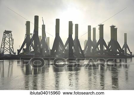 "Components for offshore wind turbines, Container Terminal Bremerhaven, Bremerhaven, Bremen, Germany, Europe" View Large Photo Image Stock Image - "Components for offshore wind turbines, Container Terminal Bremerhaven, Bremerhaven, Bremen, Germany, Europe". Fotosearch