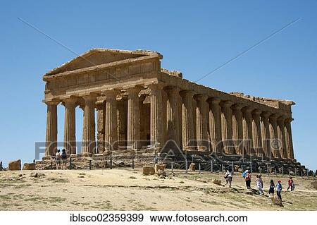 "Concordia Temple, Valley of the Temples, Agrigento, Sicily, Italy, Europe" View Large Photo Image Stock Photo - "Concordia Temple, Valley of the Temples, Agrigento, Sicily, Italy, Europe". Fotosearch