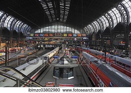 "Concourse, Hamburg Hauptbahnhof main station, Hamburg, Germany, Europe" View Large Photo Image Stock Image - "Concourse, Hamburg Hauptbahnhof main station, Hamburg, Germany, Europe". Fotosearch