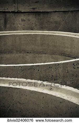 Concrete pipes on building site View Large Photo Image Stock Photograph - Concrete pipes on building site. Fotosearch
