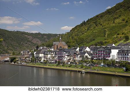 "Cond district on the Moselle river, Cochem, Mosellele, Rhineland-Palatinate, Germany, Europe, PublicGround, Europe" View Large Photo Image Stock Photo - "Cond district on the Moselle river, Cochem, Mosellele, Rhineland-Palatinate, Germany, Europe, PublicGround, Europe". Fotosearch