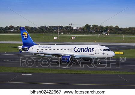 Condor Airbus A320, aircraft on the runway, Duesseldorf International Airport, North Rhine-Westphalia, Germany, Europe View Large Photo Image Stock Photo - Condor Airbus A320, aircraft on the runway, Duesseldorf International Airport, North Rhine-Westphalia, Germany, Europe. Fotosearch
