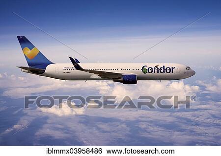 Condor D-ABUL Boeing 767 in flight View Large Photo Image Stock Photograph - Condor D-ABUL Boeing 767 in flight. Fotosearch