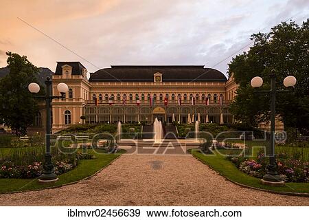 "Congress and Theatre House in the evening light, Bad Ischl, Salzkammergut, Austria, Europe" View Large Photo Image Stock Photo - "Congress and Theatre House in the evening light, Bad Ischl, Salzkammergut, Austria, Europe". Fotosearch