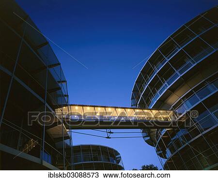 "Connecting passage between two office buildings, evening, Schwabing, Munich, Upper Bavaria, Bavaria, Germany, Europe" View Large Photo Image Stock Image - "Connecting passage between two office buildings, evening, Schwabing, Munich, Upper Bavaria, Bavaria, Germany, Europe". Fotosearch