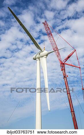 "Construction of a wind turbine, Werl, North Rhine-Westphalia, Germany, Europe" View Large Photo Image Stock Image - "Construction of a wind turbine, Werl, North Rhine-Westphalia, Germany, Europe". Fotosearch