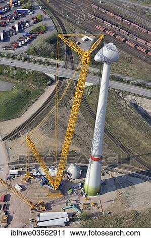 "Construction of an Enercon E-112 wind turbine, Hamburg Altenwerder, Hamburg, Hamburg, Germany, Europe" View Large Photo Image Stock Image - "Construction of an Enercon E-112 wind turbine, Hamburg Altenwerder, Hamburg, Hamburg, Germany, Europe". Fotosearch