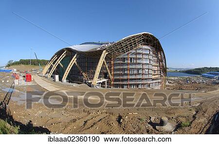 "Construction of the biggest oceanarium in the CIS, Vladivostok, Russky Island, Primorsky Krai, Russian Federation, Eurasia" View Large Photo Image Stock Image - "Construction of the biggest oceanarium in the CIS, Vladivostok, Russky Island, Primorsky Krai, Russian Federation, Eurasia". Fotosearch