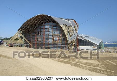 Stock Photo - "Construction of the biggest oceanarium in the CIS, Vladivostok, Primorsky Krai, Russia, Europe". Fotosearch