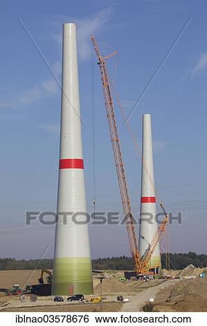 "Construction of wind turbines, Mecklenburg-Western Pomerania, Germany, Europe" View Large Photo Image Stock Photograph - "Construction of wind turbines, Mecklenburg-Western Pomerania, Germany, Europe". Fotosearch