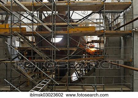 "Construction site of the new hydropower plant in Rheinfelden, turbine chamber, chamber 1, welding work, Rheinfelden - Ost, Rheinfelden - Baden, Baden-Wurttemberg, Germany, Europe" View Large Photo Image Stock Image - "Construction site of the new hydropower plant in Rheinfelden, turbine chamber, chamber 1, welding work, Rheinfelden - Ost, Rheinfelden - Baden, Baden-Wurttemberg, Germany, Europe". Fotosearch