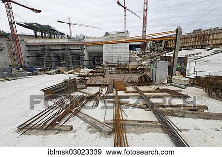 "Construction site of the new hydropower plant in Rheinfelden, headwater inlet platform, Rheinfelden - Ost, Rheinfelden - Baden, Baden-Wurttemberg, Germany, Europe" View Large Photo Image Stock Photo - "Construction site of the new hydropower plant in Rheinfelden, headwater inlet platform, Rheinfelden - Ost, Rheinfelden - Baden, Baden-Wurttemberg, Germany, Europe". Fotosearch
