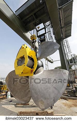 "Construction site of the new hydropower plant in Rheinfelden, shaft 3, positioning the impeller, 6. 5 metres in diameter and weighing 40 tons, Rheinfelden - Ost, Rheinfelden - Baden, Baden-Wurttemberg, Germany, Europe" View Large Photo Image Stock Photo - "Construction site of the new hydropower plant in Rheinfelden, shaft 3, positioning the impeller, 6. 5 metres in diameter and weighing 40 tons, Rheinfelden - Ost, Rheinfelden - Baden, Baden-Wurttemberg, Germany, Europe". Fotosearch