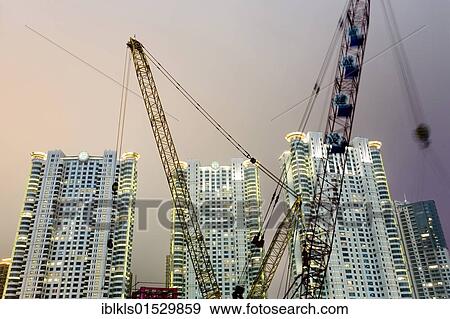 "Construction site, residential district, Pudong, Shanghai, China, Asia" View Large Photo Image Stock Photo - "Construction site, residential district, Pudong, Shanghai, China, Asia". Fotosearch