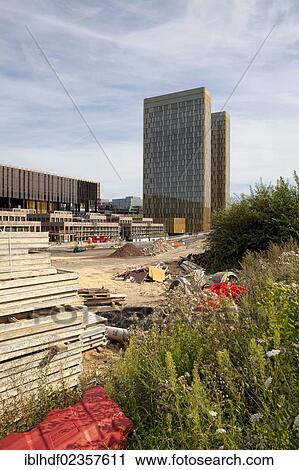 "Construction works in front of the office towers of the European Court of Justice ECJ, European Quarter on the Kirchberg-Plateau, Luxembourg City, Luxembourg, Europe, PublicGround, Europe" View Large Photo Image Stock Image - "Construction works in front of the office towers of the European Court of Justice ECJ, European Quarter on the Kirchberg-Plateau, Luxembourg City, Luxembourg, Europe, PublicGround, Europe". Fotosearch