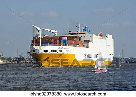 "Container ship, Norderelbe, Hamburg, Germany, Europe" View Large Photo Image Stock Image - "Container ship, Norderelbe, Hamburg, Germany, Europe". Fotosearch