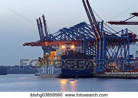 "Container Terminal Burchardkai, Port of Hamburg, Hamburg, Germany, Europe" View Large Photo Image Stock Image - "Container Terminal Burchardkai, Port of Hamburg, Hamburg, Germany, Europe". Fotosearch