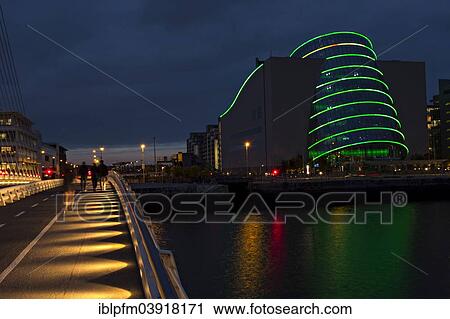 "Convention Centre Dublin, illuminated at night, Dublin, Leinster, Ireland, Europe" View Large Photo Image Stock Image - "Convention Centre Dublin, illuminated at night, Dublin, Leinster, Ireland, Europe". Fotosearch