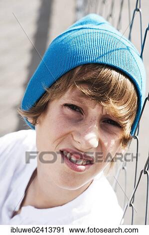 Stock Image - Cool boy, portrait. Fotosearch