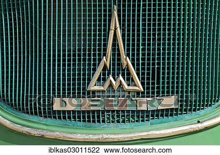 "Cooler with the Deutz logo, vintage tractor" View Large Photo Image Stock Image - "Cooler with the Deutz logo, vintage tractor". Fotosearch