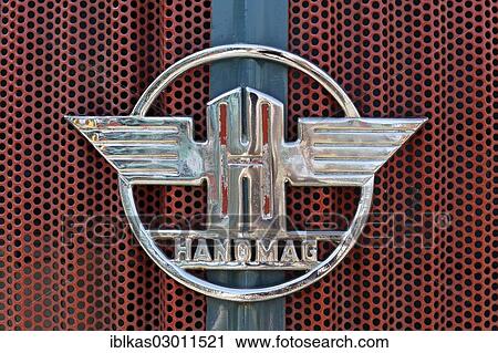 "Cooler with the Hanomag logo, vintage tractor" View Large Photo Image Stock Image - "Cooler with the Hanomag logo, vintage tractor". Fotosearch