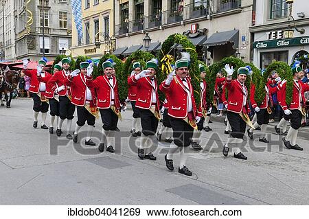 "Coopers at the Oktoberfest Costume and Riflemen's Parade, Munich, Upper Bavaria, Bavaria, Germany, Europe" View Large Photo Image Stock Photo - "Coopers at the Oktoberfest Costume and Riflemen's Parade, Munich, Upper Bavaria, Bavaria, Germany, Europe". Fotosearch