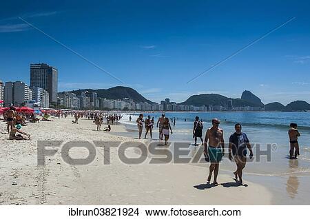 "Copacabana Beach, Rio de Janeiro, Brazil, South America" View Large Photo Image Picture - "Copacabana Beach, Rio de Janeiro, Brazil, South America". Fotosearch