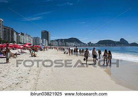 "Copacabana Beach, Rio de Janeiro, Brazil, South America" View Large Photo Image Stock Photography - "Copacabana Beach, Rio de Janeiro, Brazil, South America". Fotosearch