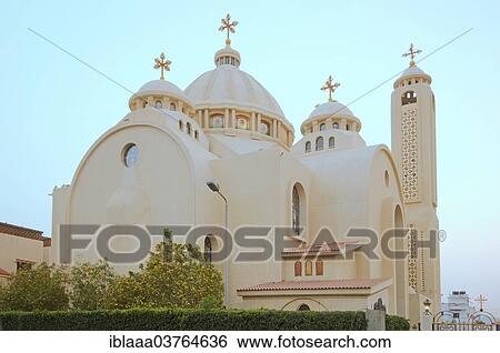"Coptic-Orthodox church All Saints who Live in Heaven, El Samaaeyeen, Sharm el-Sheikh, Sinai Peninsula, Egypt, Africa" View Large Photo Image Stock Photograph - "Coptic-Orthodox church All Saints who Live in Heaven, El Samaaeyeen, Sharm el-Sheikh, Sinai Peninsula, Egypt, Africa". Fotosearch