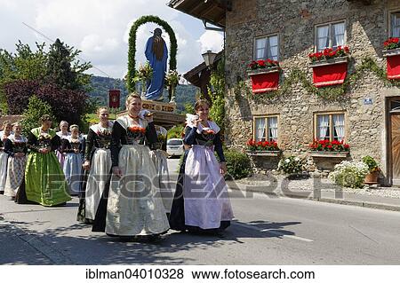"Corpus Christi procession, Au bei Bad Aibling, Bad Feilnbach, Upper Bavaria, Bavaria, Germany, Europe" View Large Photo Image Stock Photo - "Corpus Christi procession, Au bei Bad Aibling, Bad Feilnbach, Upper Bavaria, Bavaria, Germany, Europe". Fotosearch