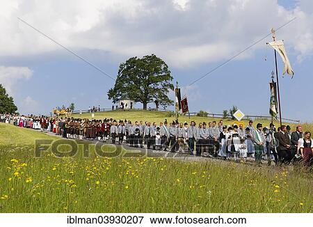 "Corpus Christi procession, Torwang, Samerberg, Chiemgau, Upper Bavaria, Bavaria, Germany, Europe" View Large Photo Image Stock Photo - "Corpus Christi procession, Torwang, Samerberg, Chiemgau, Upper Bavaria, Bavaria, Germany, Europe". Fotosearch