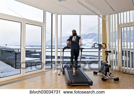 "Correct running on a treadmill, Kolsass, Tyrolean Unterland, Tyrol, Austria, Europe" View Large Photo Image Stock Image - "Correct running on a treadmill, Kolsass, Tyrolean Unterland, Tyrol, Austria, Europe". Fotosearch