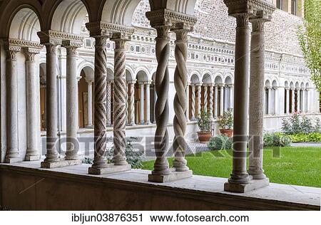 "Cosmatesque ornaments, masterpiece by marble artist Vassalletto, cloister of the Basilica of St. John Lateran, and St. John Lateran Basilica, Lateran, Vatican, Rome, Lazio, Italy, Europe" View Large Photo Image Stock Image - "Cosmatesque ornaments, masterpiece by marble artist Vassalletto, cloister of the Basilica of St. John Lateran, and St. John Lateran Basilica, Lateran, Vatican, Rome, Lazio, Italy, Europe". Fotosearch