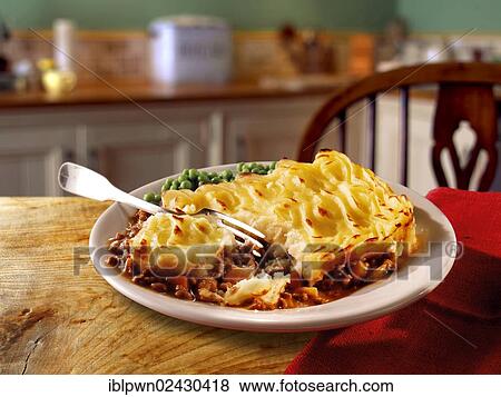 "Cottage Pie, traditional potato pie with beef" View Large Photo Image Stock Photo - "Cottage Pie, traditional potato pie with beef". Fotosearch