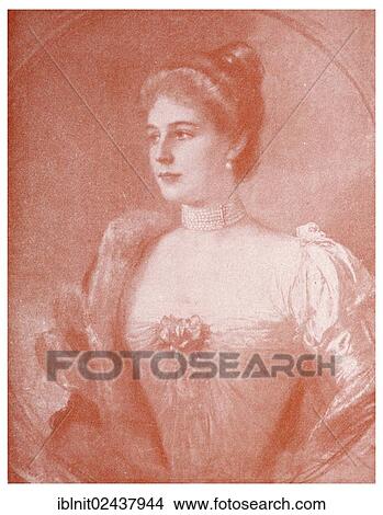 Picture - "Countess Margitta Doenhoff, an illustration from Moderne Kunst in Meisterholzschnitten, a yearbook from 1900". Fotosearch