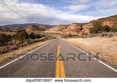 Stock Photo - "Country road through Capitol Reef National Park, Capitol Reef National Park, Utah, United States, North America". Fotosearch