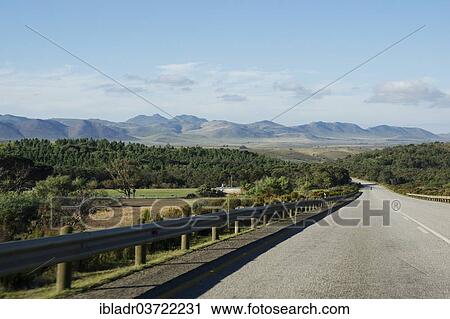 Stock Image - "Country road, Tsitsikamma, Eastern Cape, South Africa, Africa". Fotosearch