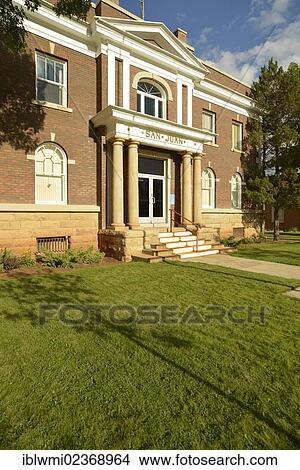 "County Administration building in San Juan, Monticello, San Juan County, Utah, United States of America, USA" View Large Photo Image Picture - "County Administration building in San Juan, Monticello, San Juan County, Utah, United States of America, USA". Fotosearch