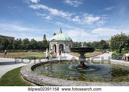 "Court Garden of the Munich Residenz with the Diane Temple and a fountain in the foreground, Munich, Bavaria, Germany, Europe, PublicGround, Europe" View Large Photo Image Stock Photo - "Court Garden of the Munich Residenz with the Diane Temple and a fountain in the foreground, Munich, Bavaria, Germany, Europe, PublicGround, Europe". Fotosearch