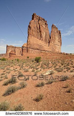 "Courthouse Tower rock formation, Courthouse Towers Section, Arches National Park, Moab, Utah, United States of America, USA" View Large Photo Image Stock Photograph - "Courthouse Tower rock formation, Courthouse Towers Section, Arches National Park, Moab, Utah, United States of America, USA". Fotosearch